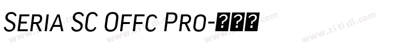 Seria SC Offc Pro字体转换